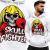 BLUZA Z KAPTUREM SPORTY WALKI  SKULL FIGHTER